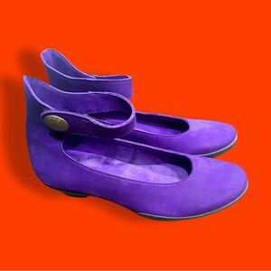 Arche Vibrant Purple Women's Flats with Strap